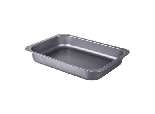 Forma do pieczenia tłoczona 36 x 26 cm non-stick szara
