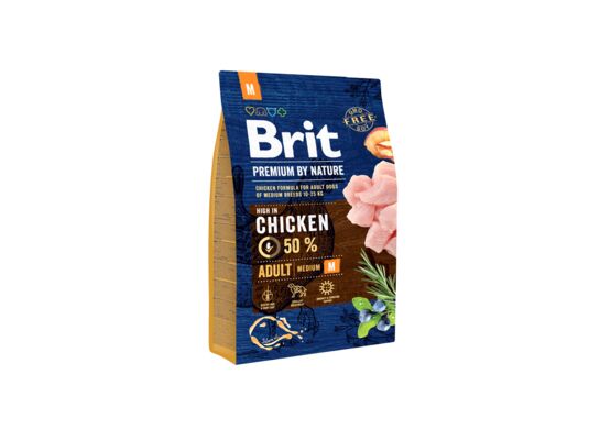 Karma sucha dla psa Premium by nature M 3 kg Brit