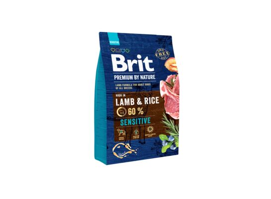 Karma sucha dla psa Premium by nature Sensitive lamb 3 kg Brit