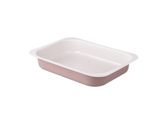Forma do pieczenia tłoczona 29 x 22 cm non-stick caffe creme
