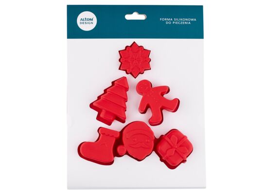 Forma do pieczenia silikonowa mix kształtów 22 x 18,5 x 2,5 cm Altomdesign