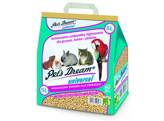 Żwirek drewniany uniwersalny Pet's dream 5 l