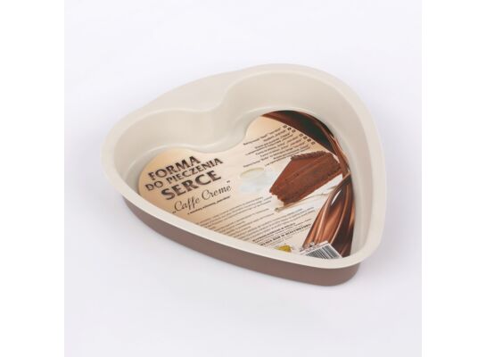 Forma do pieczenia serce non-stick caffe creme