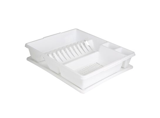 Suszarka do naczyń CLASSIC 43 x 35 x 9 cm biała