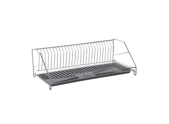 Suszarka do naczyń 1-poziomowa 50 cm z tacką chrom