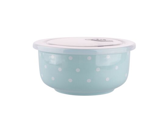Miska z pokrywką hermetyczną NBC 550 ml błękitna mięta
