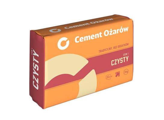 Cement CZYSTY (CEM I 42,5N) 25 kg Cement Ożarów