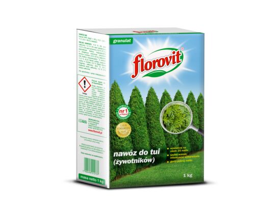 Nawóz do tui (żywotników) karton 1 kg Florovit