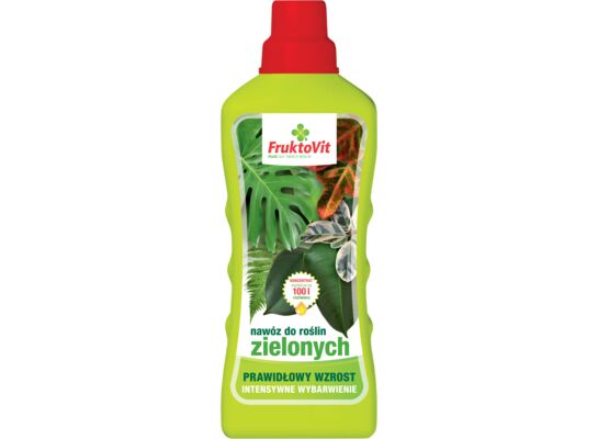 Nawóz do roślin zielonych butelka 1,1 kg Fruktovit