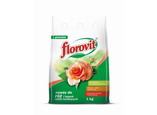 Nawóz do róż i innych roślin kwitnących worek 1 kg Florovit