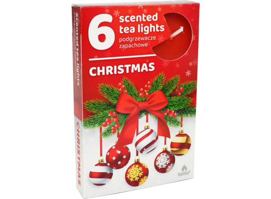 Podgrzewacze zapachowe 6 sztuk Boże Narodzenie