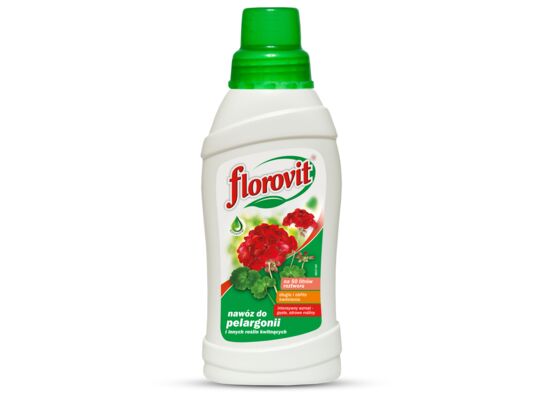 Nawóz do pelargonii i innych roślin kwitnących butelka 0,55 kg Florovit