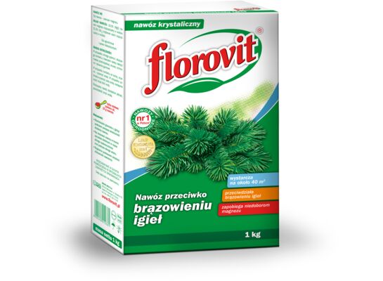 Nawóz przeciwko brązowieniu igieł karton 1 kg Florovit