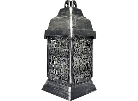 Znicz KATEDRA kwiat 14,5 x 32 cm 24 h 80 g srebrny