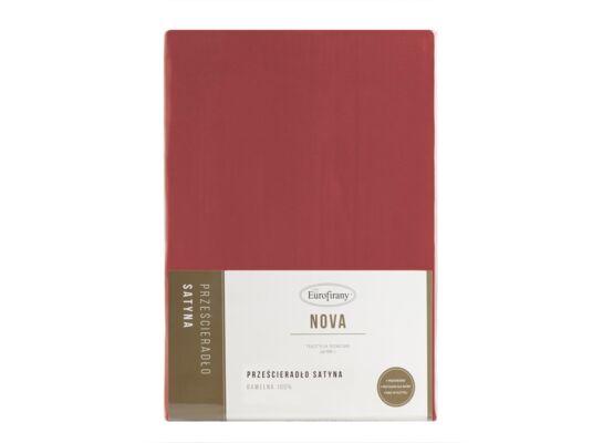 Prześcieradło NOVA 160 x 210 cm czerwony