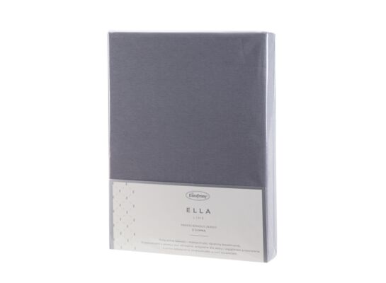 Prześcieradło jersey Adela 90 x 200 + 25 cm srebrny