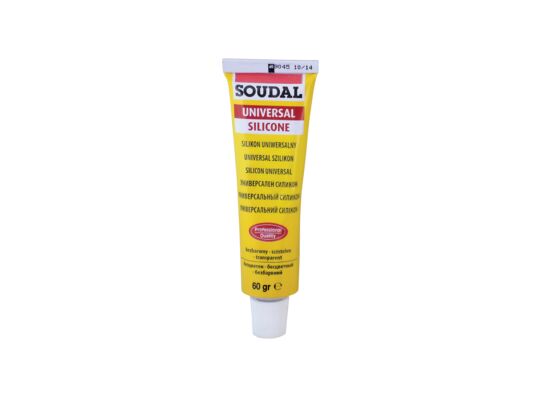 Silikon uniwersalny bezbarwny 60 g Soudal