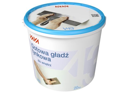 Gładź tynkowa gotowa VAVA V43 20  kg