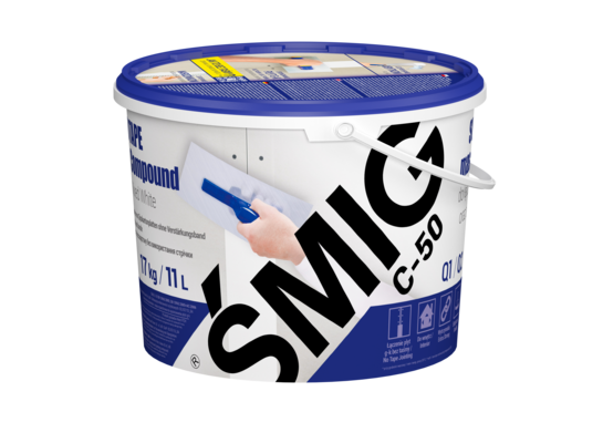 Masa szpachlowa do łączenia płyt g-k ŚMIG C-50 ZBROJONY 17 kg