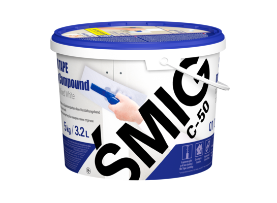 Masa szpachlowa do łączenia płyt g-k ŚMIG C-50 ZBROJONY 5 kg