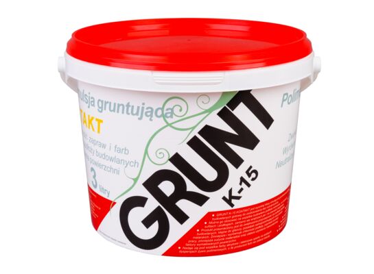 Emulsja polimerowa gruntująca Grunt K-15 3 l