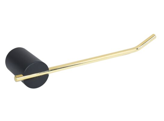 Uchwyt WC SINTRA prosty czarny/złoty