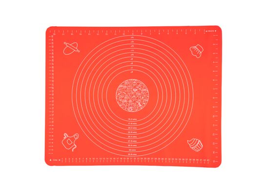 Stolnica silikonowa z nadrukiem 40 x 50 cm czerwona