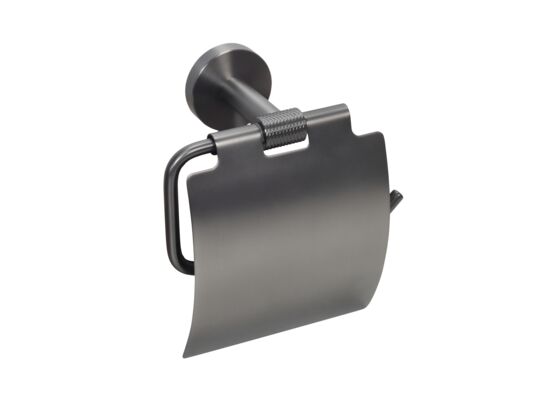 Uchwyt WC SKALA na papier z klapką szary