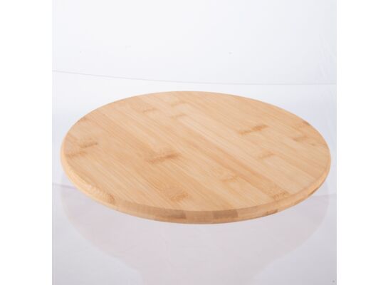 Patera okrągła bambusowa obrotowa 32 x 3,5 cm