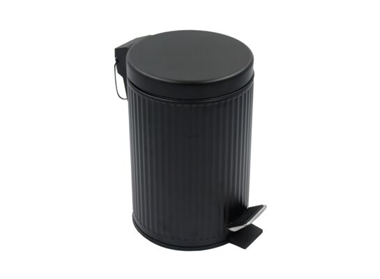 Kosz BASIC II 3 l GROOVED czarny