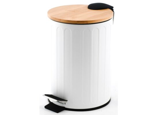 Kosz na pedał RADO 3 l bambus biały