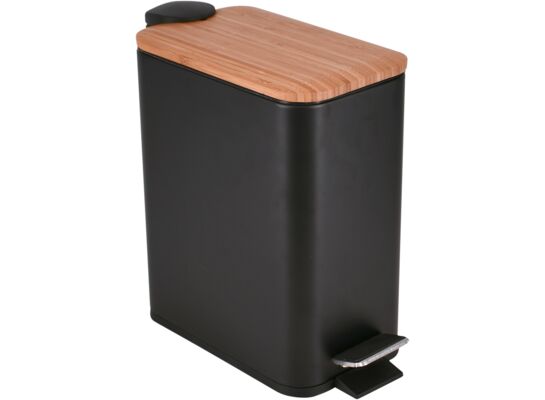 Kosz na pedał RADO 5 l bambus czarny
