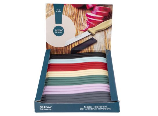 Obierak do jarzyn podłużny z karbowanym ostrzem 4,5 cm