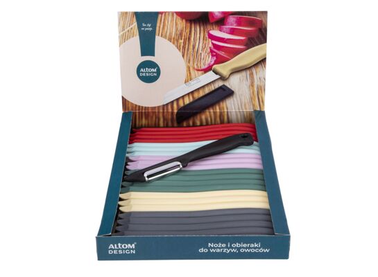 Obierak do jarzyn podłużny z gładkim ostrzem 4,5 cm